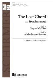 The Lost Chord SATB choral sheet music cover Thumbnail